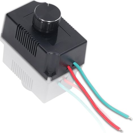 Contrôleur de vitesse de moteur AC, Variateur de Vitesse pour Moteur 220V 2000W Régulateur de Tension, Régulateur de vitesse réglable en continu avec interrupteur marche/arrêt (1/5)