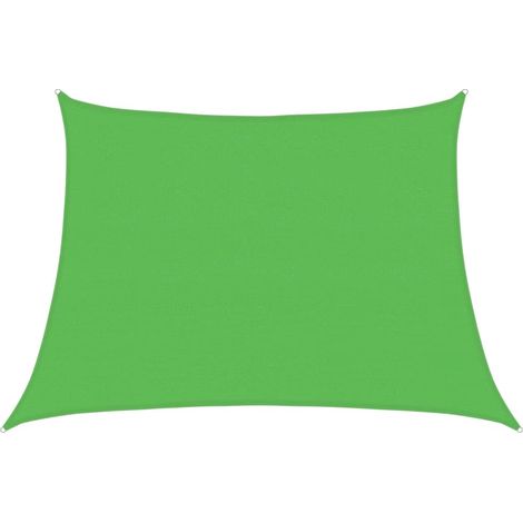 Maison Exclusive - Sonnensegel 160 g/m² Hellgrün 4/5x3 m HDPE