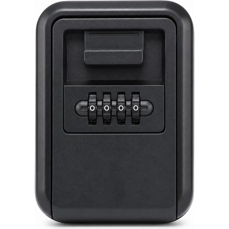 Black Large Capacity Metal Combination Key Box Home
