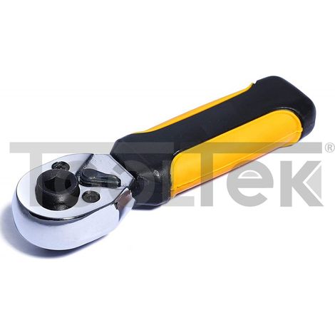 MINI CHIAVE A CRICCHETTO REVERSIBILE 72 DENTI 1/4" PORTA INSERTI (1/5)
