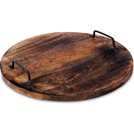 Schneidebrett aus exotischem mangoholz mit einzigartigem design