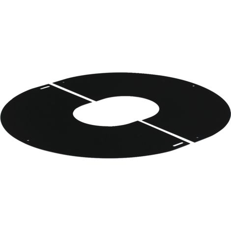 Piastra di pulizia inox 0-10° - 80 PGI - nero gra ral9030 POUJOULAT - 37080425NERO (1/2)