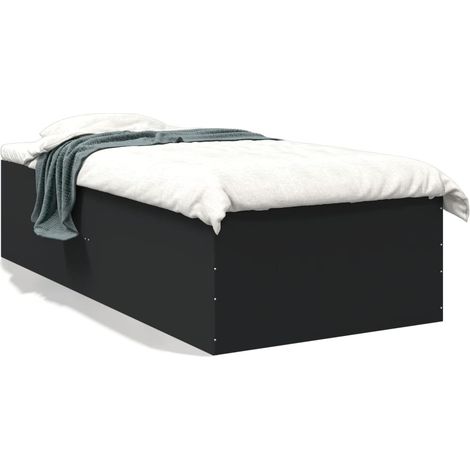 Maison Exclusive - Estructura de cama madera de ingeniería negra (1/5)