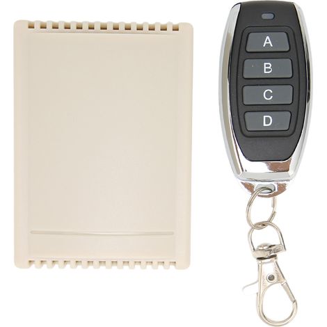 Télécommande sans fil 433 MHz 10A 4 canaux pour relais et portes électriques 24V (1/5)