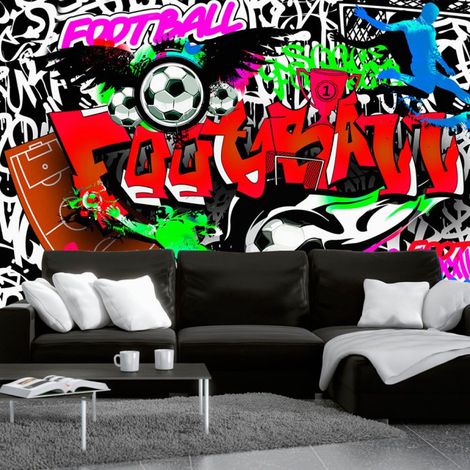Papier Peint "Football Passion" 70 x 100 cm (1/2)