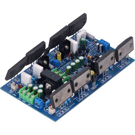 Carte d'amplificateur de puissance 2 canaux sur circuit imprimé avec résistance de haute précision 300 W + 300 W YJ00180 (1/5)