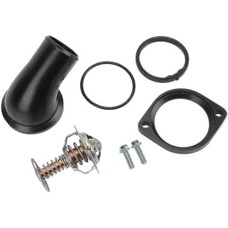 45 Degree Black Water Neck Housing With Thermostat Ls Ls1 Ls2 Ls7 90916-03046 Replacement( ) (1/4)
