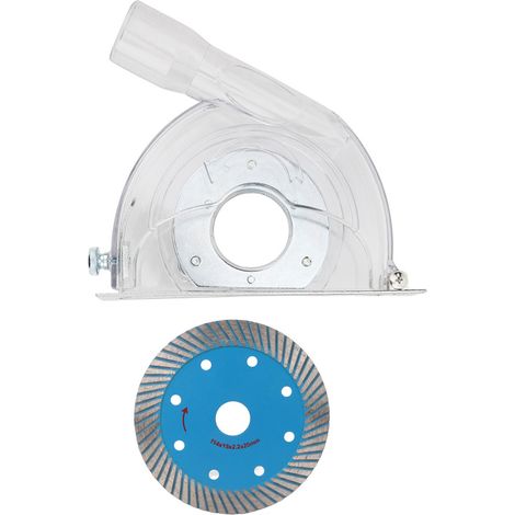Capot de protection pour meuleuse B-110A + accessoire de quincaillerie pour disque 114 (1/5)