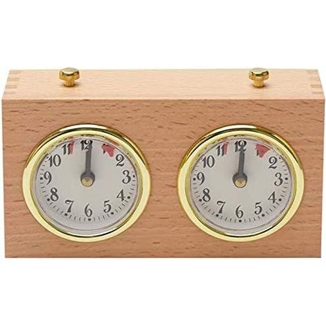 Schachuhr, professioneller digitaler internationaler Schachtimer, Retro-Countdown-Timer aus Holz, tragbare internationale Schachuhr für Kinder (1/5)
