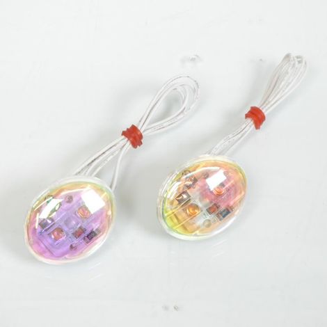 Mini clignotant œil de chat iridium à LED auto pour moto scooter (1/3)
