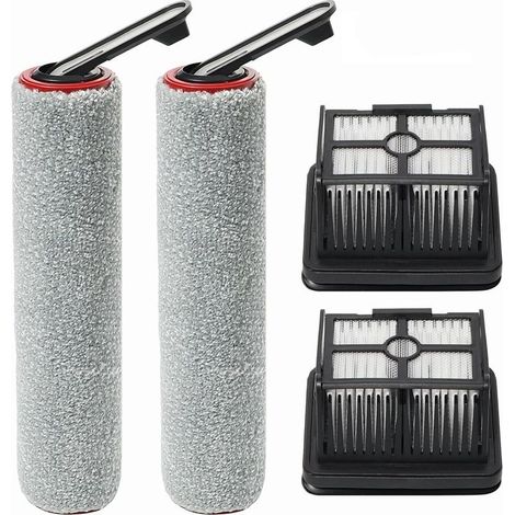 Pièces Rechange pour H40Station – 2 Rouleaux Brosse, 2 Filtres – Aspirateur Eau et Poussière (1/5)