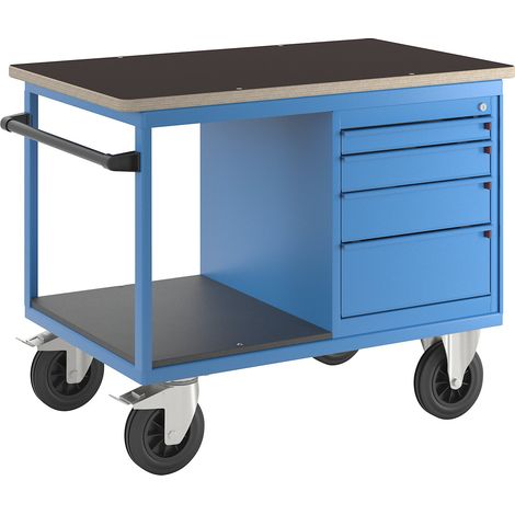eurokraft pro, EUROKRAFT Chariot de montage - 4 tiroirs - (1/5)