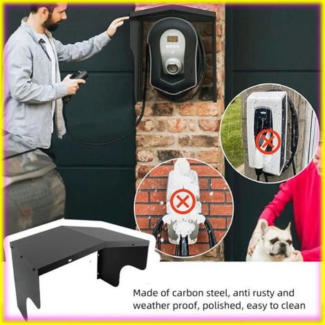keenso Abri étanche pour station de recharge murale VE - Protection en acier carbone anti-corrosion et résistant aux intempéries (1/5)