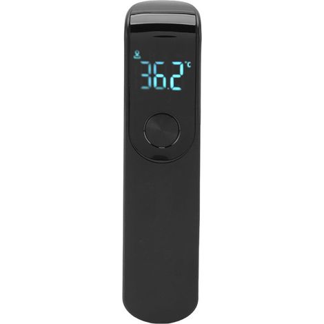 Pistolet thermique infrarouge sans contact, thermomètre frontal numérique portable pour maison et hôtels, couleur noir (1/5)