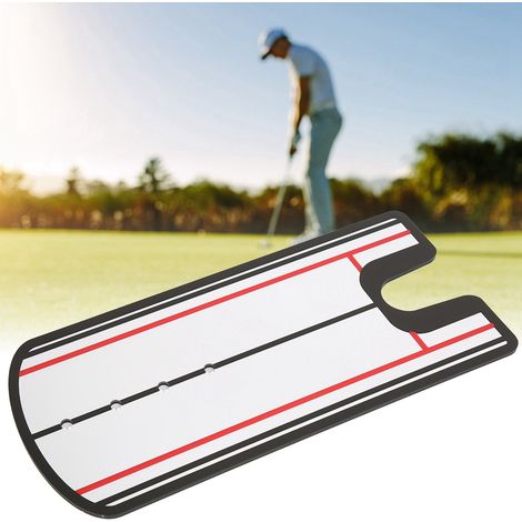 Miroir d'alignement pour putting golf - Accessoire d'entraînement et de correction (1/5)