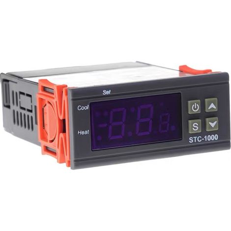 APEX Régulateur de température -30 °C à 300 °C Thermostat numérique avec sonde de température 220 V 30 A 2 sorties relais du chauffage (1/4)