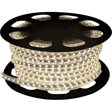 Matel striscia led 230v ip65 smd3528 25mt neutra