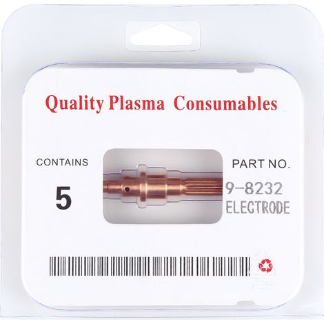 5 pcs/set 9-8232 Thermal Dynamics Plasma Cutter Cutting Torch Consumables SL60-100 Electrode