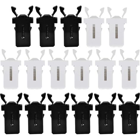 60 Pièces Loquets de Verrouillage pour Poubelle en Plastique Robustes et Résistants à l'usure, Accessoires Universels pour Poubelles Extérieures et Domestiques (1/5)