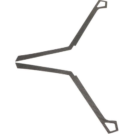 Baguette décorative de feu arrière en fibre de carbone, autocollant pour cadre de feu arrière, enjoliveur décoratif, pièce de rechange pour Polaris (1/5)