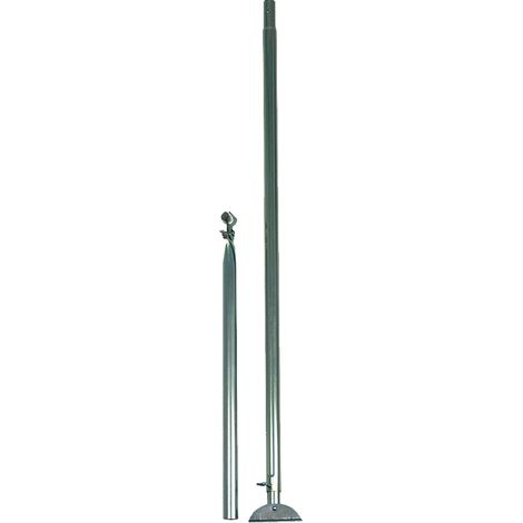DWT Orkanstütze mit Bügelfuß, Stahl 25 mm
