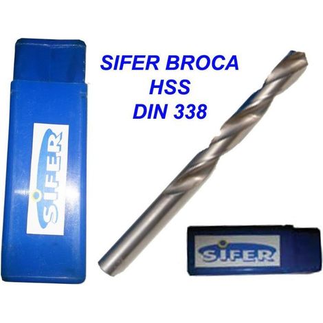 Broca HSS DIN 338 16 mm con mango reducido