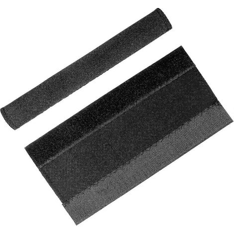 Paar Fahrrad-Kettenschutz aus Neopren, Basisschutz, Kettenstrebenschutz, weich elastisch, für Fahrräder, schwarz (1/5)