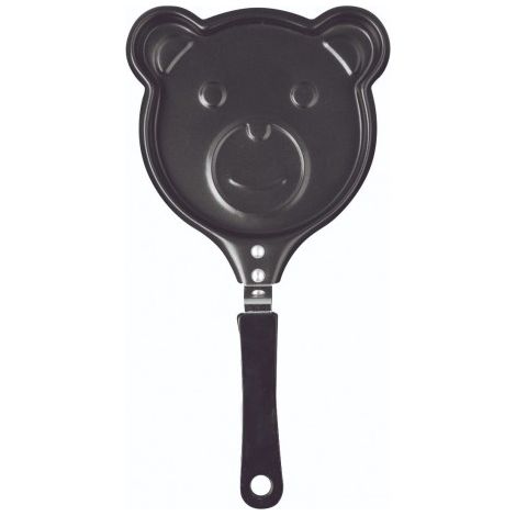 Ibili Mini Moka Bear Sartén Plateada 14 cm Antiadherente