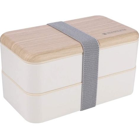 Boîte À Repas Enfants - Boîte Bento Double Compartiment - Sans BPA - Adaptée Micro-ondes Lave-vaisselle Congélateur - 1 Pièce (1/5)