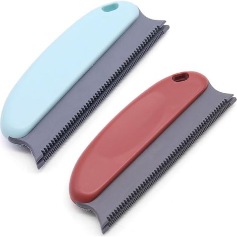 Brosse pour poils d'animaux PCS, peigne en caoutchouc pour poils de chien et de chat, idéale pour les tapis, canapés et voitures. Produits pour l'élimination des poils de chien et de chat.-AquaForge (1/5)