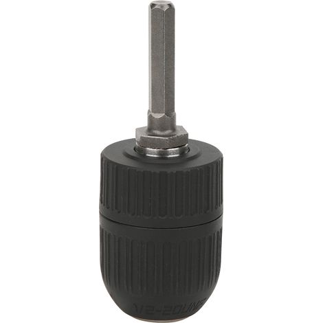 Adaptateur/convertisseur pour mandrin de perceuse électrique portative à tige hexagonale de 1/2 pouce, filetage 2-13 mm 1/2-20UNF (1/5)