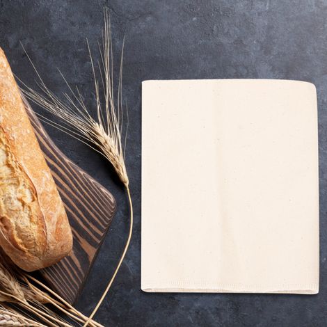 Dicke Backmatte aus Baumwolle für Gärung, Bäckereibedarf, Brot- und Baguetteblech, wiederverwendbar, antihaftbeschichtet (1/5)