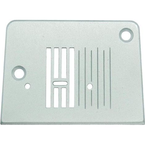 1 - Plaque d&39aiguilles - Accessoire machine à coudre - Compatible Singer et Bernette - Métal durable - Pour modèles Promise Tradition Simple - Argent - 5x3cm (1/2)