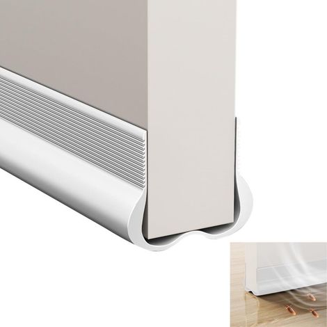Burlete inferior para puerta, resistente al viento y al agua, 93 cm. (1/5)