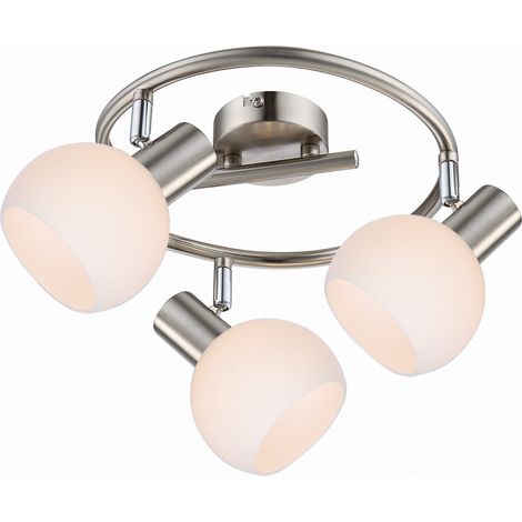 Candellux plafoniera Mauro 98-61997 argento RGB 45cm telecomando