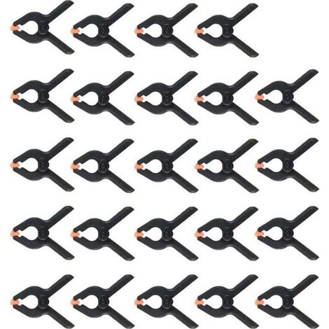 24 Pinces à Ressort en Plastique Multifonction pour Atelier Photographie et Modélisme (1/4)