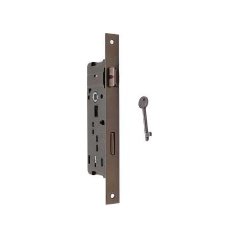 Serratura Patent Bordo Quadro Distanza Mm.90 Entrata Mm.50 Bronzata