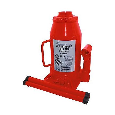 HEAVY DUTY 20 TON TONNE FLOOR HYDRAULIC LIFTING BOTTLE JACK CAR VAN TRUCK BOAT (1/2)