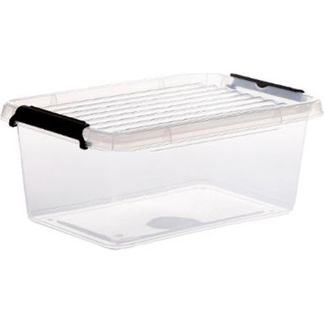 Boîte de Rangement "Clip" 4,5L Transparent (1/3)