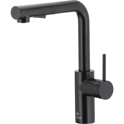 KFA Duero Basic Küchenset schwarze Edelstahl