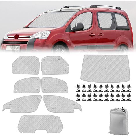 8PCS Pare Soleil Voiture Interieur 2008-2018, Kit de Stores Thermiques Pliable pour Intimité et Régulation Thermique en Camping-Car (1/5)
