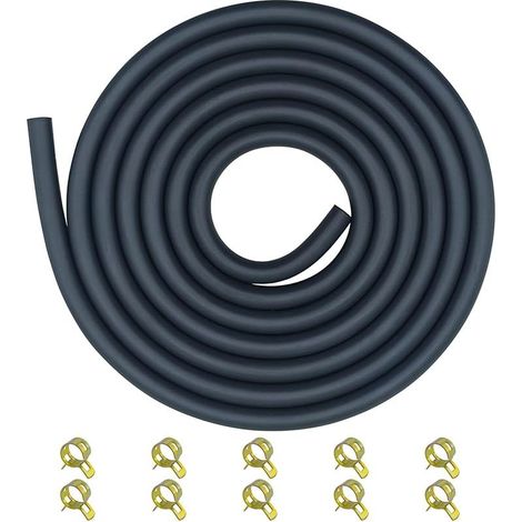 5mm Kit Durite Essence 3/16" avec 10 Colliers pour Mini Moto Karting ATV Moteurs 196cc 212cc 5.5HP 6.5HP 8HP 13HP Groupes Électrogènes Tondeuse 2m (1/5)