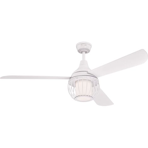 Ceiling Fan Graham White 132cm / 52" with LED