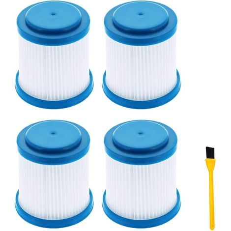Packung mit 4 Faltenfiltern, kompatibel mit VPF20, kompatibel mit dem Black & Decker Funkschlüssel, vergleichbar mit den Teilenummern 9060605801 und 90606058-01 (1/3)