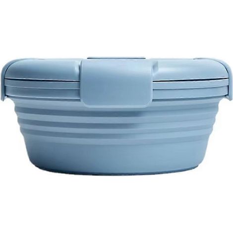 Faltbare Silikon-Lunchbox, tragbare, faltbare Reiseschüssel, Aufbewahrung für Instantnudeln, Picknick-Verpflegungsbehälter für draußen A (1/5)