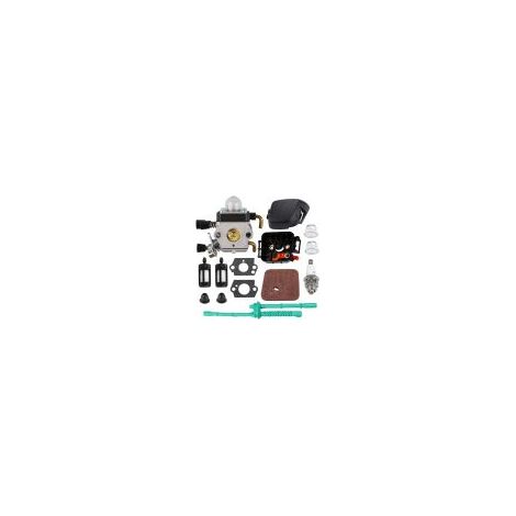 Carburateur et bobine d'allumage Bougie d'allumage Filtre à air pour Stihl FS38 FS45 FS46 FS55 FS55C FS55R FS55RC FC55 HL45 HS45 KM55 KM55R Trononneuse 4140 120 0619, 4140 400 1308 (1/5)