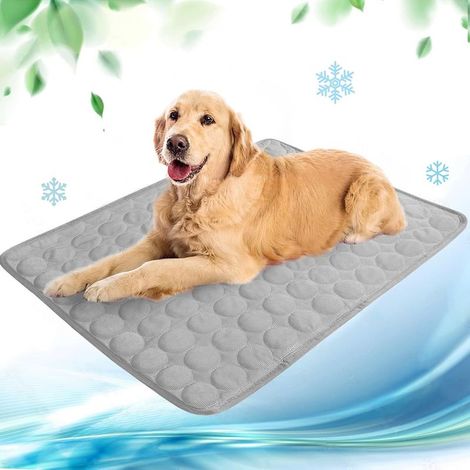 1 Tapis Rafraîchissant Soie Glacée Imperméable Résistant Aux Rayures Pour Chien Chat Maison Voiture (1/3)