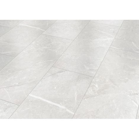 Classen Visiogrande Laminat Fliese Megaloc Aquaprotect 60,4 x 28 cm Granit weiß Laminat (1/3)