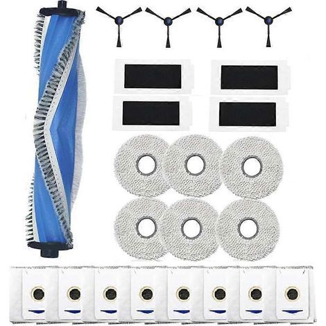 23 pour Ecovacs Deebot T30 PRO OMNI/T30 Max/T30/DDX14 balayeuse Brosses principale/latérale filtre chiffon sac poussière (1/5)