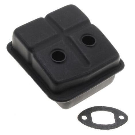 Pot d'échappement taille haies compatible avec Stihl HS81 et HS86 remplace 4237 140 0600